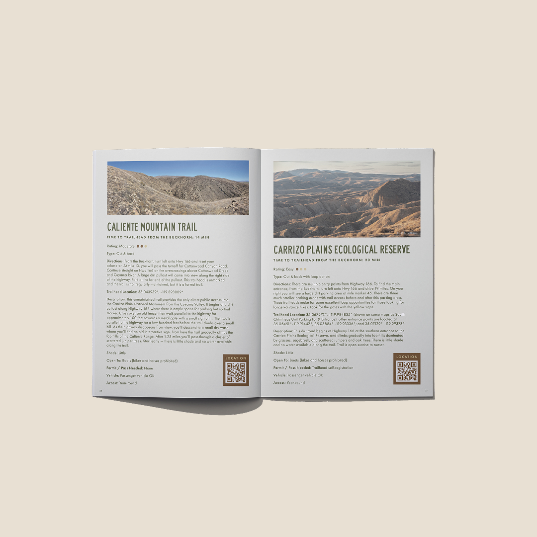 A Guide to the Outdoors in Cuyama Valley (Digital)