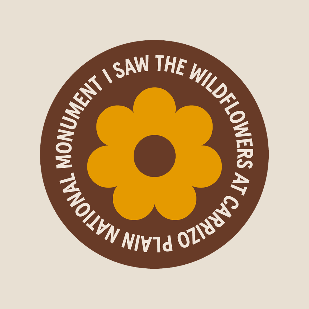 I Saw the Wildflowers Sticker