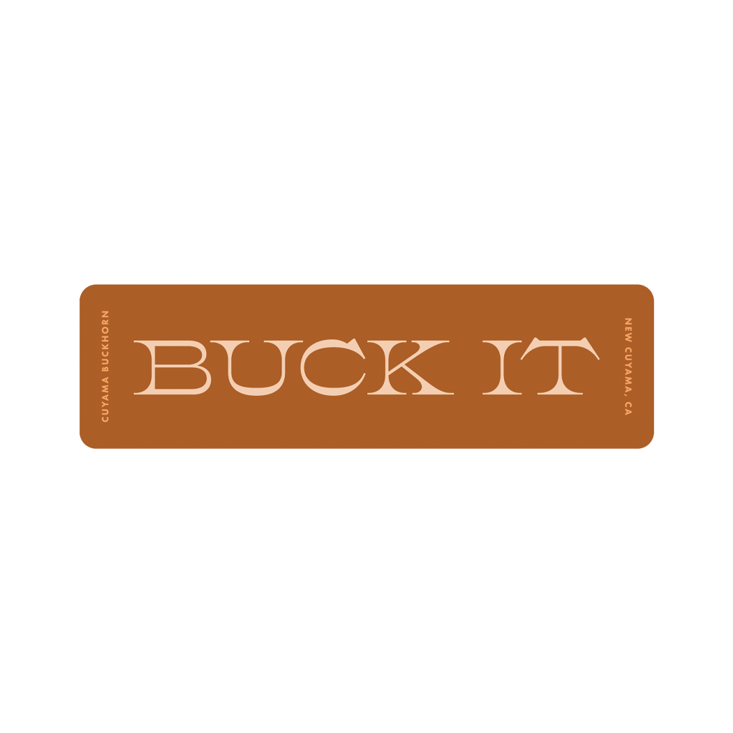 Buck It Sticker