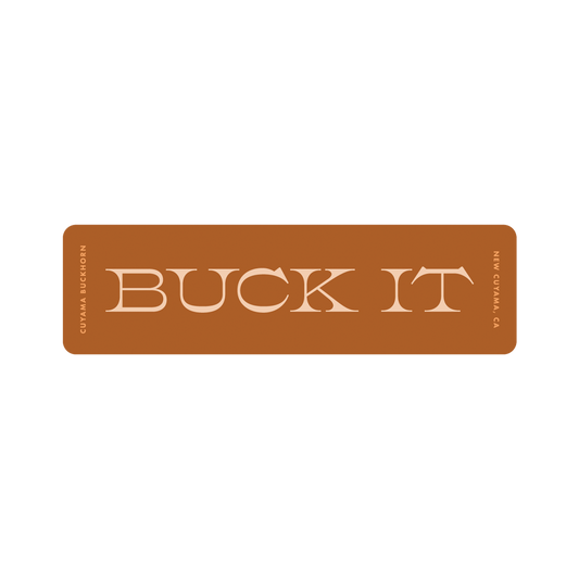 Buck It Sticker