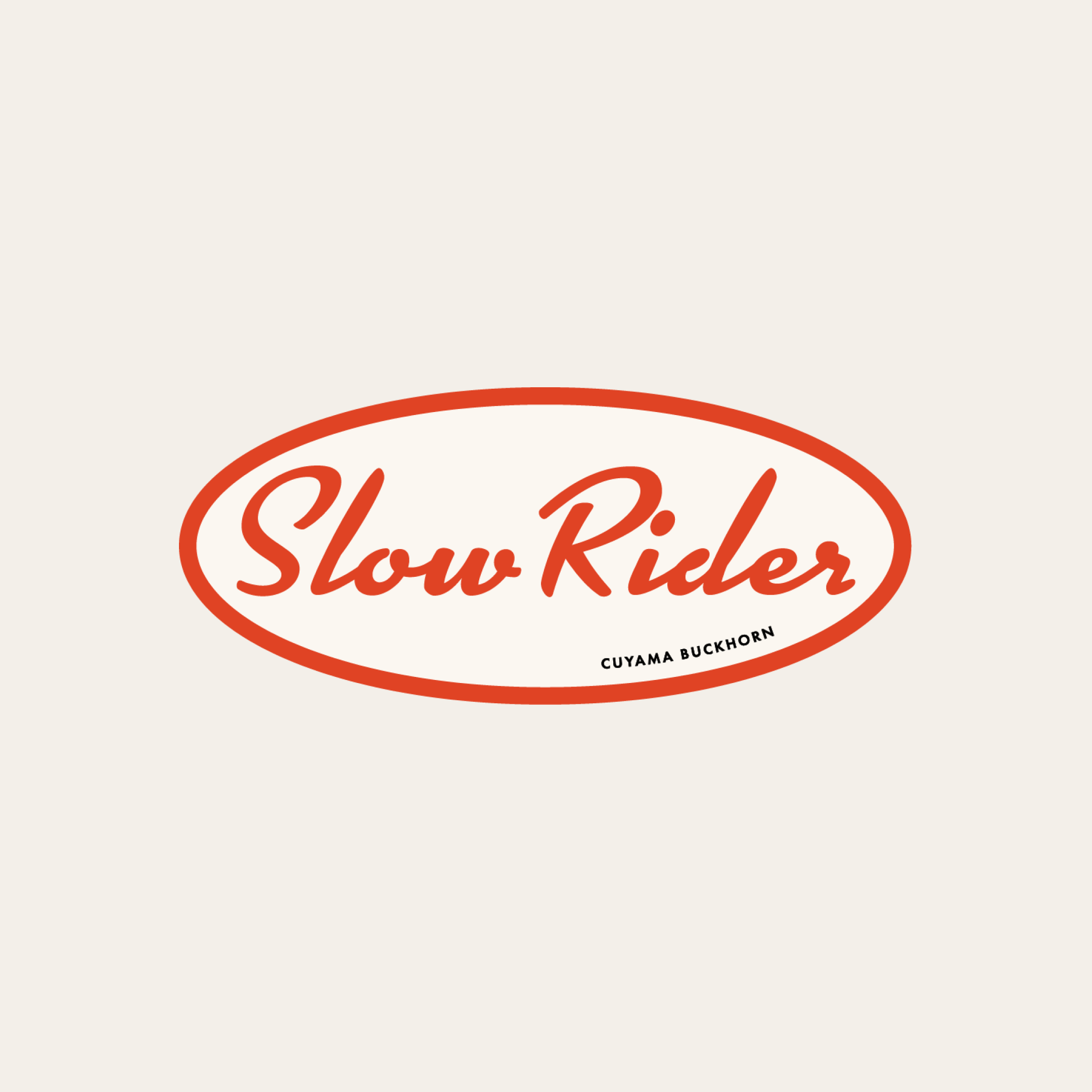 Slow Rider Sticker – Cuyama Buckhorn