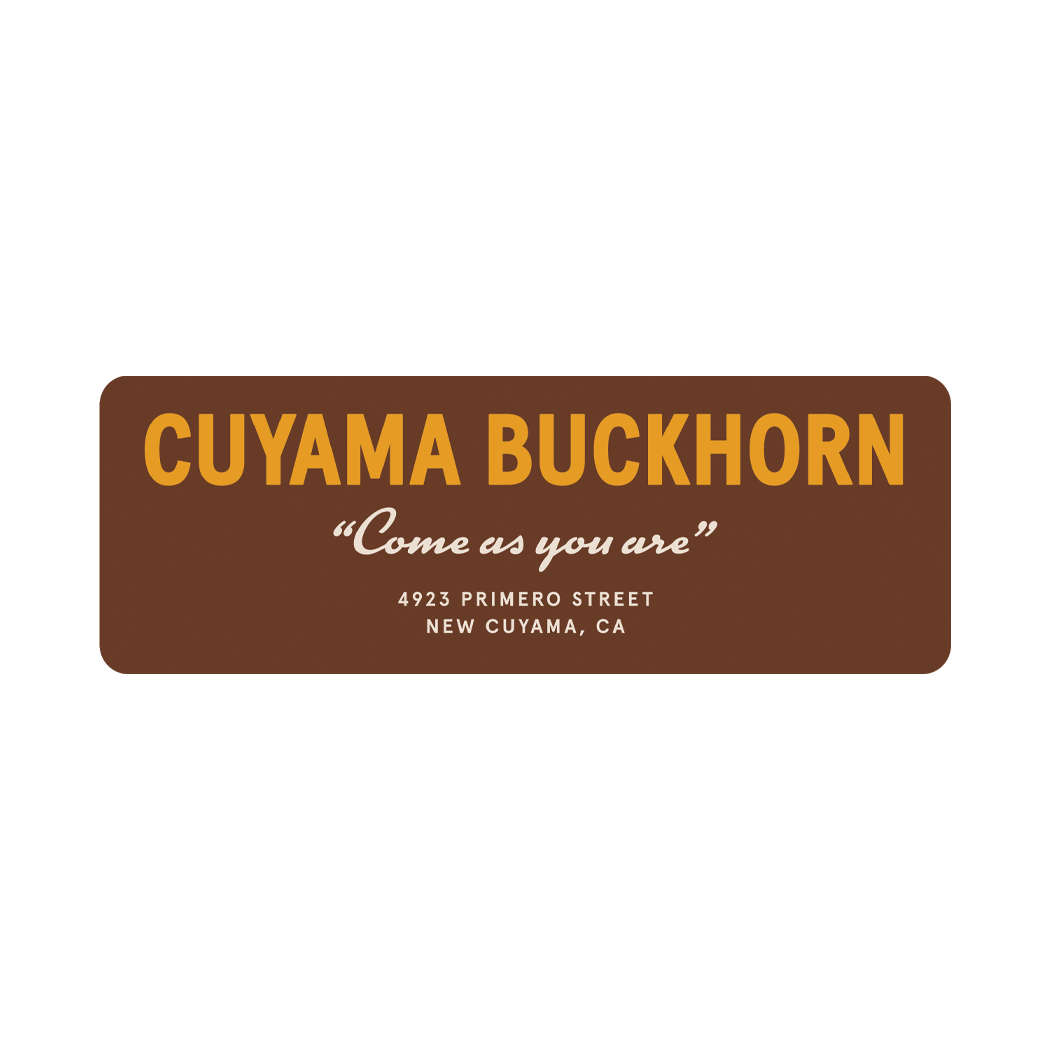 Cuyama Buckhorn Bumper Sticker