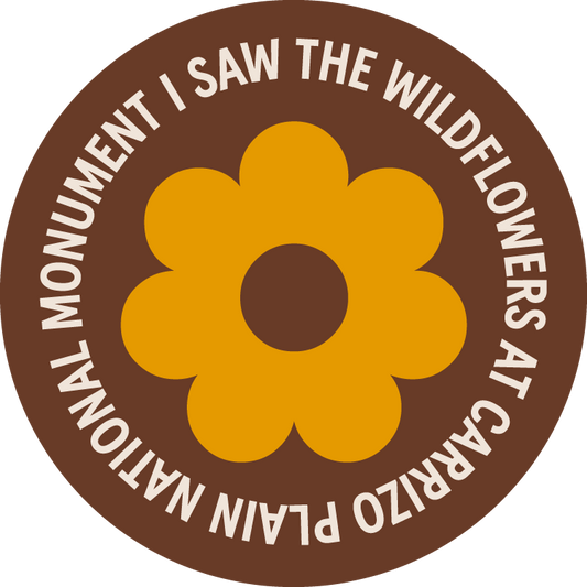 I Saw the Wildflowers Sticker